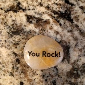 Rose Quartz Motivational Rock